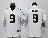 Women Nike Saints 9 Drew Brees White Vapor Untouchable Limited Jersey,baseball caps,new era cap wholesale,wholesale hats